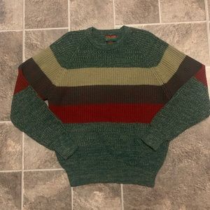 Vtg 80s/90s Oakton Limited Acrylic Sweater Medium Colorful Grunge
